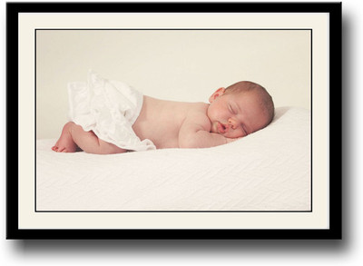 

Baby Cutely sleeping Fine Art Print(10 inch X 14 inch, Framed)