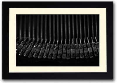 

Typewriter Letters Fine Art Print(14 inch X 20 inch, Framed)