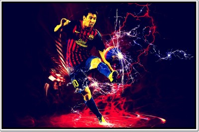 

Posterhouzz Lionel Messi Poster Poster Fine Art Print(12 inch X 18 inch, Rolled)