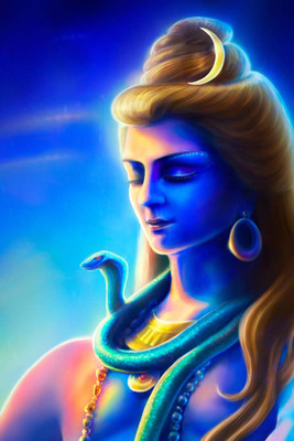 

Divine Shiva Blessings Paper Print(18 inch X 12 inch, Rolled)