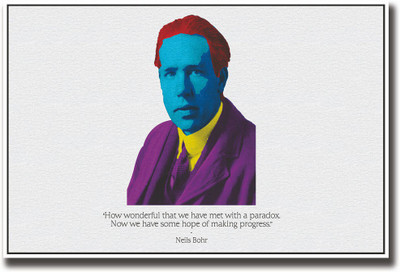 

Neils Bohr Progress quote Fine Art Print(12 inch X 18 inch, Rolled)