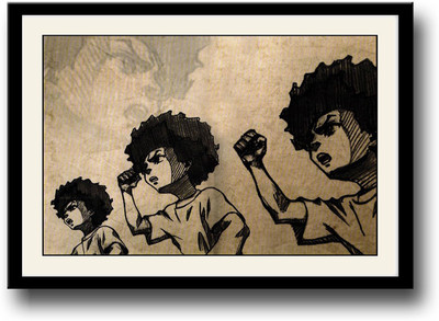 

Boys with long hair art Fine Art Print(10 inch X 14 inch, Framed)
