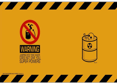 

Posterhouzz Warning Paper Print(12 inch X 18 inch, Rolled)
