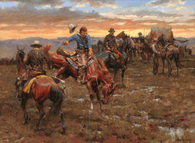 

Posterhouzz Western Fine Art Print Poster Fine Art Print(12 inch X 18 inch, Rolled)