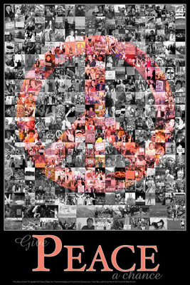 

Posterhouzz Give Peace A Chance Fine Art Print(18 inch X 12 inch, Rolled)