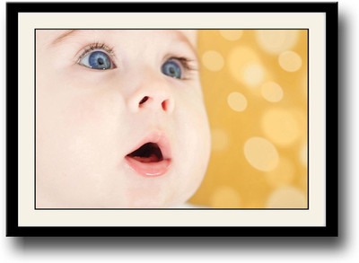 

Cute face of baby Fine Art Print(10 inch X 14 inch, Framed)