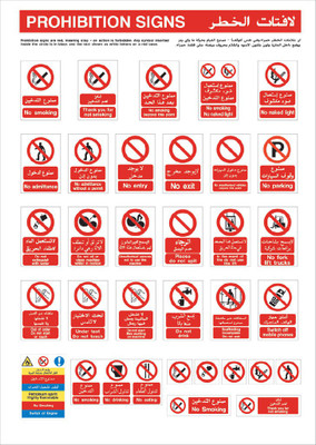 

SAFETY WARNING WALLPAPER ON FINE ART PAPER Fine Art Print(19 inch X 13 inch, Rolled)