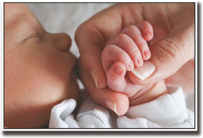 

Baby holding hand Fine Art Print(12 inch X 18 inch, Rolled)