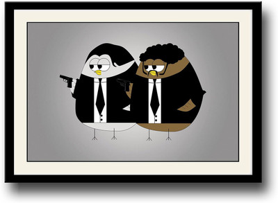 

Fiction Birds Fine Art Print(10 inch X 14 inch, Framed)