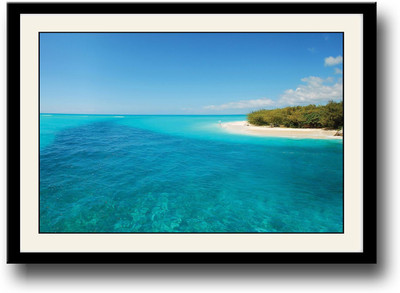 

Turquoise Beach Fine Art Print(10 inch X 14 inch, Framed)