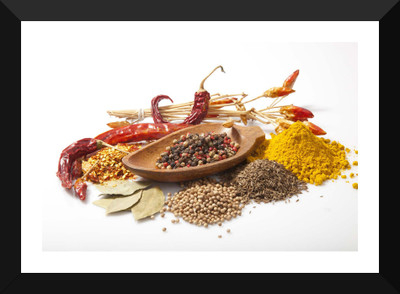 

Tallenge Art For Kitchen - Spices For Tasty Food - Premium Quality A3 Size Framed Poster Paper Print(17 inch X 12 inch, Framed)