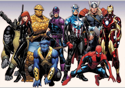 

Posterhouzz Multi Superheroes Photo Paper Print(12 inch X 18 inch, Rolled)