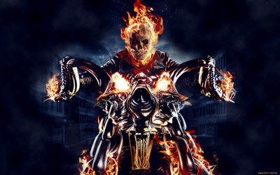 

Comics Ghost Rider Fine Art Paper Print Poster Fine Art Print(12 inch X 18 inch, Rolled)