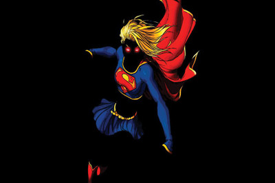 

Super Girl With Red Eyes Paper Print(12 inch X 18 inch, Rolled)