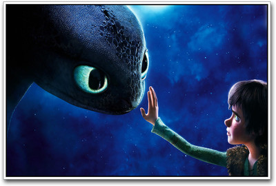 

How to train your dragon Paper Print(12 inch X 18 inch)
