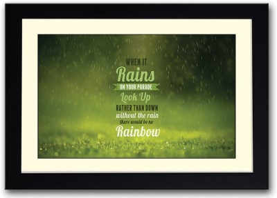 

Rainbow inspirational Fine Art Print(14 inch X 20 inch, Framed)