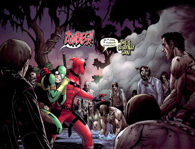 

Comics Deadpool HD Wall Poster Paper Print(12 inch X 18 inch, Rolled)