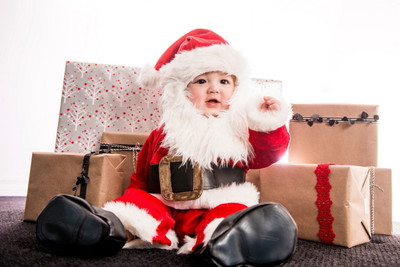 

Child's Love - Cute Little Santa Paper Print(12 inch X 18 inch, Rolled)