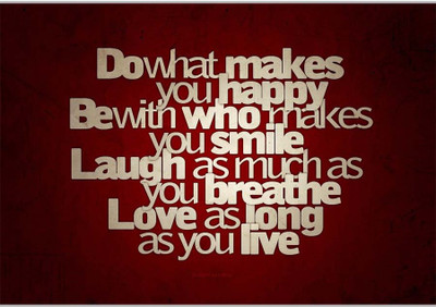 

Posterhouzz Do What Makes You Happy Paper Print(12 inch X 18 inch, Rolled)