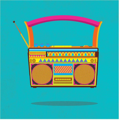 

Radio Blue Fine Art Print(20 inch X 20 inch, Rolled)
