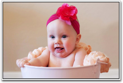 

Baby in Tub Paper Print(12 inch X 18 inch)