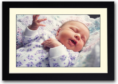 

Baby Funny Expression Fine Art Print(14 inch X 20 inch, Framed)