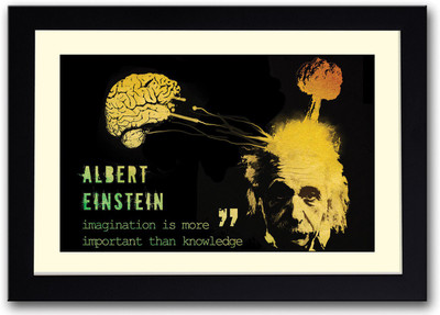 

Albert Einstein Quote Fine Art Print(14 inch X 20 inch, Framed)