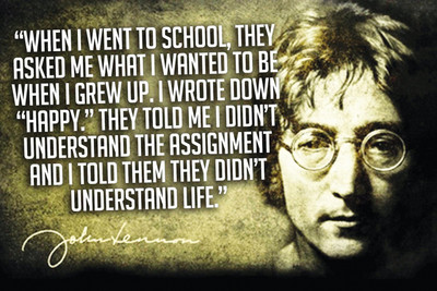 

QUOTE JOHN LENON 12X18 INCHES Fine Art Print(12 inch X 18 inch)
