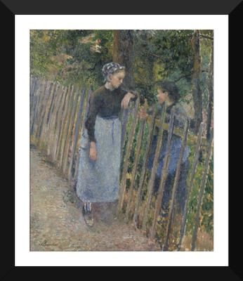 

Tallenge Modern Masters Collection - Conversation by Camille Pissarro - Premium Quality A3 Size Framed Poster Paper Print(17 inch X 12 inch, Framed)