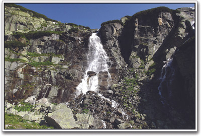 

Waterfall in Rocky Mountains Paper Print(12 inch X 18 inch)
