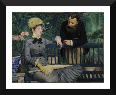 

Tallenge Old Masters Collection - In the Conservatory by Édouard Manet - Premium Quality A3 Size Framed Poster Paper Print(17 inch X 12 inch, Framed)