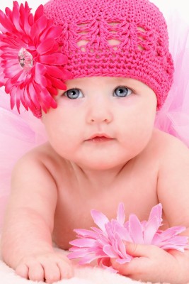 

Child'S Love - Cute Hat Baby Paper Print(18 inch X 12 inch, Stretched)