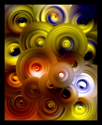 50% OFF on Swirls 10 Canvas Art(54 inch X 44 inch)