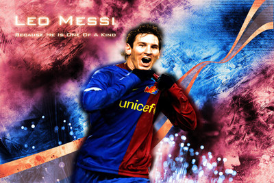 

Lionel Messi One of a Kind Poster Paper Print(12 inch X 18 inch, Rolled)