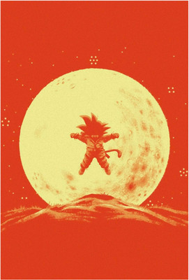 

Goku on Moon Paper Print(19 inch X 13 inch, Rolled)
