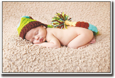 

Cute sleeping with hat baby image Fine Art Print(12 inch X 18 inch, Rolled)