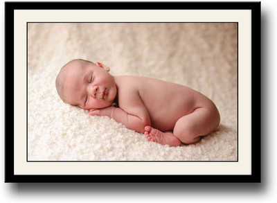 

Sleeping baby looking sweet Fine Art Print(10 inch X 14 inch, Framed)