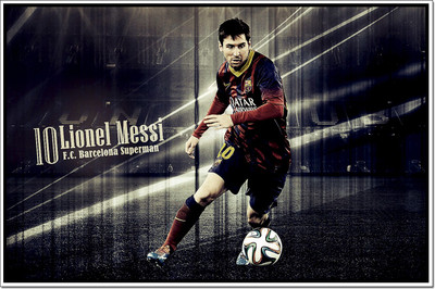 

Posterhouzz Lionel Messi Poster Paper Print(12 inch X 18 inch, Rolled)