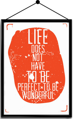 

Motivational quote framed posters Paper Print(16.5 inch X 13.7 inch, Framed)