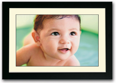 

Cute baby boy looking Fine Art Print(14 inch X 20 inch, Framed)
