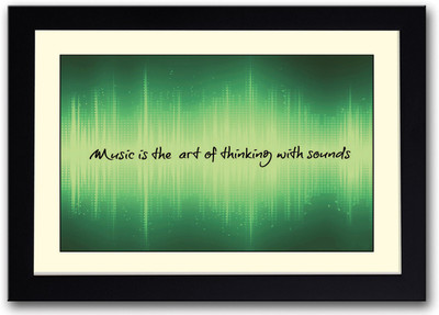 

Music Definition Fine Art Print(14 inch X 20 inch, Framed)