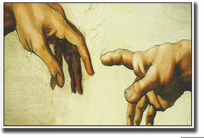

Posterhouzz Vintage Hands touching art Fine Art Print(12 inch X 18 inch, Rolled)