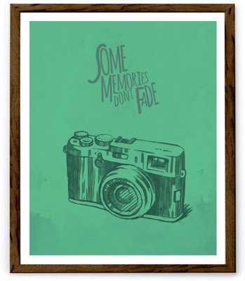 

Hulkut Memories Art Print with brown frame 16 * 20 Inches Fine Art Print(22 inch X 1 inch, Framed)