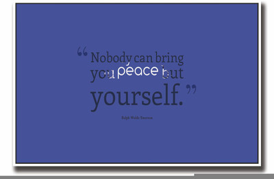 

Posterhouzz Ralph Waldo Emerson Peace Quote Fine Art Print(12 inch X 18 inch, Rolled)