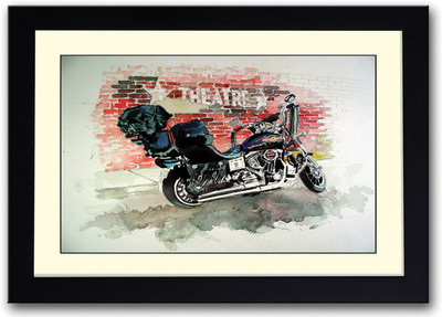

Artistic Bike AFP0480 Fine Art Print(14 inch X 20 inch, Framed)