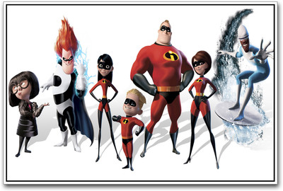 

The Incredibles Paper Print(12 inch X 18 inch)