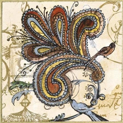

Bird of Paisley II Fine Art Print(13 inch X 13 inch, Rolled)