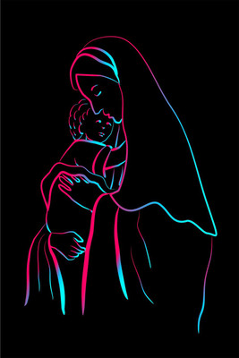 

poster of mother maria Fine Art Print(18 inch X 12 inch, Rolled)