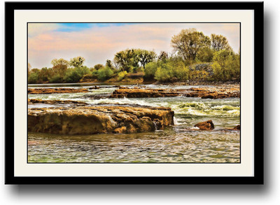 

Beautiful River Fine Art Print(10 inch X 14 inch, Framed)