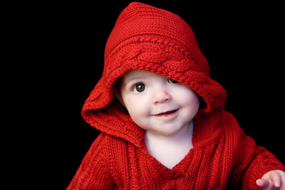 

Posterhouzz- Cute Baby In Red Fine Art Print(12 inch X 18 inch, Rolled)